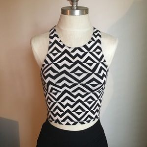 Zig-Zag Crop Top